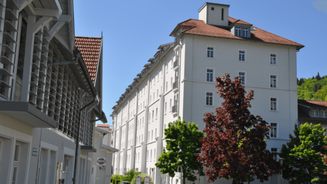 Gebäude der Gründerspinnerei in Ettlingen, dem Zentrum für Start-ups